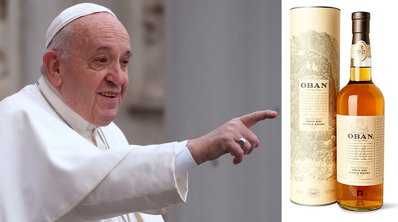 Read more about the article Σάλος στο Βατικανό με το αστείο του Πάπα για το ουίσκι: «Αυτό είναι το πραγματικό νερό της Ζωής»