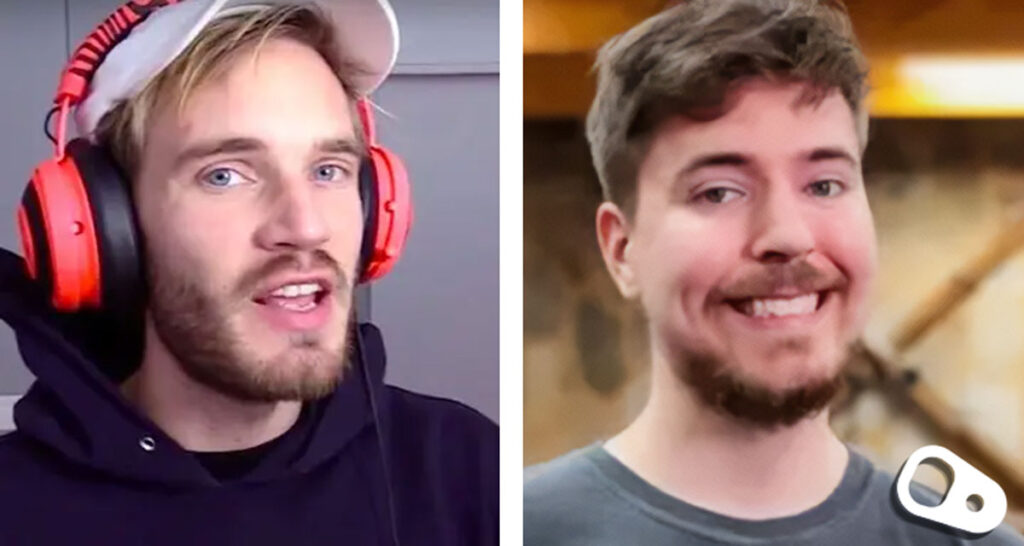 Read more about the article YouTube: Ο MrBeast ετοιμάζεται να εκτοπίσει τον PewDiePie