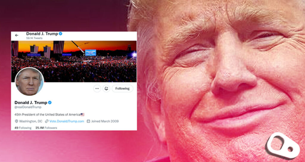 Read more about the article Twitter: Αποκαταστάθηκε ο λογαριασμός του Donald Trump