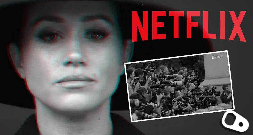 Read more about the article Netflix: Μούφα τελικά η εικόνα των παπαράτσι που στοιβάζονται για μια φωτογραφία της Μέγκαν και του άντρα της