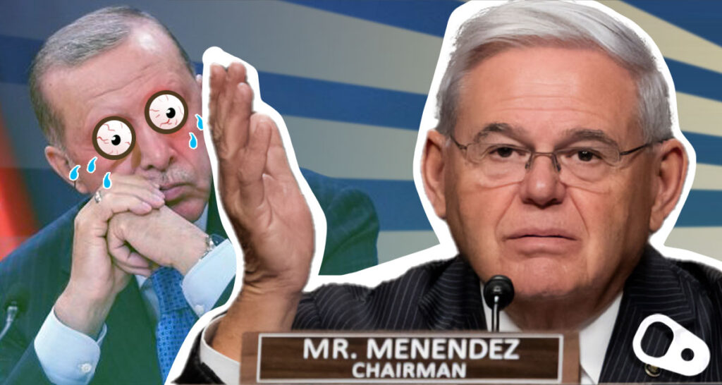 Read more about the article Μόλις 90″ χρειάστηκε ο Bob Menendez για να ξεφτιλίσει την Τουρκία σε όλο τον κόσμο [ΒΙΝΤΕΟ]