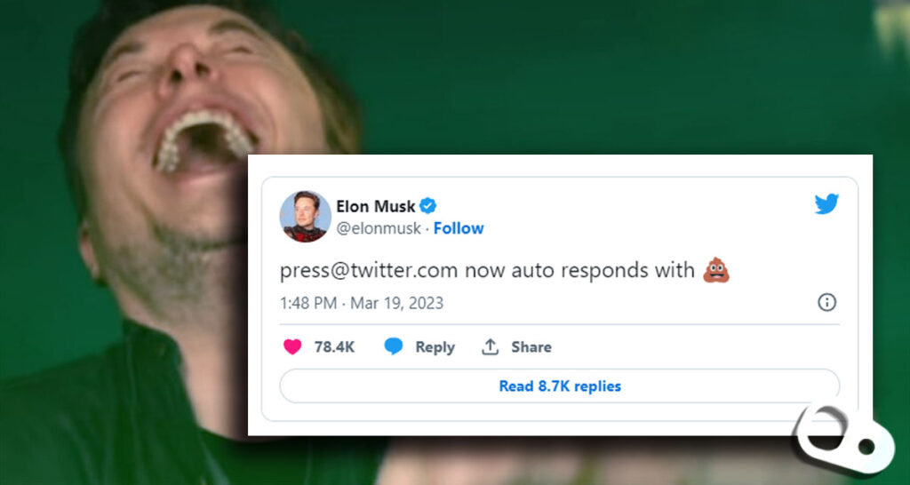 Read more about the article Elon Musk: «Το επίσημο email του Twitter πλέον θα απαντά αυτόματα με το emoji “💩”»